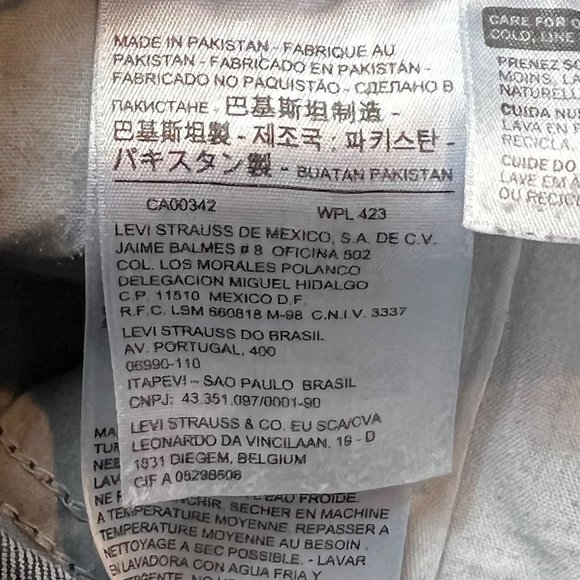 Levi’s 515 Five Pocket Blue Medium Wash Mid Rise Boot Cut Denim Jeans Size 8 - Picture 13 of 16